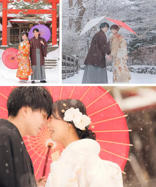 和装の定番アイテム!おすすめの和傘ショットをご紹介♩