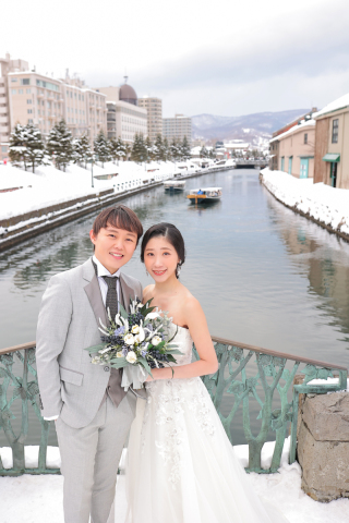 レトロな街並みと共に【冬の小樽運河】