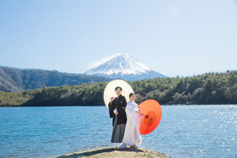 真冬のロケーションフォト。寒いから美しい?富士山ロケーションフォト