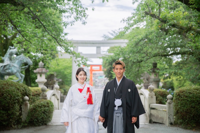 静岡県らしい景色や神社で和装フォト