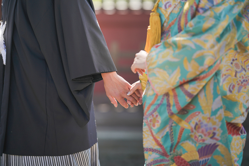 富士宮浅間大社での結婚写真
