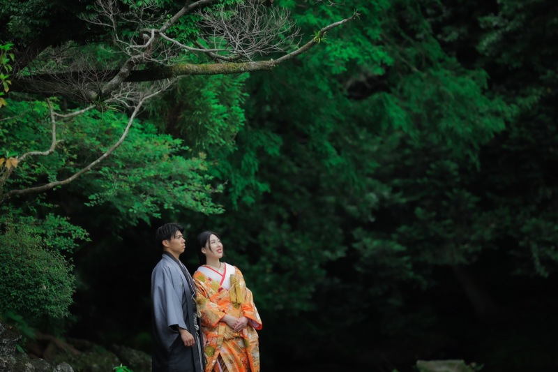 和装＋洋装の富士山ロケーションフォト