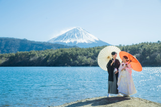 真冬のロケーションフォト。寒いから美しい?富士山ロケーションフォト