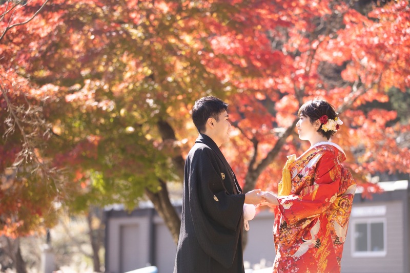秋の紅葉和装ロケーション　富士山周遊プラン