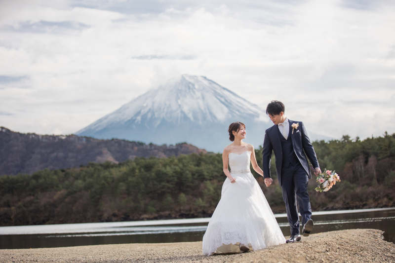 積雪の富士山ロケーションフォト