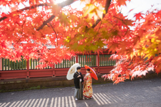 紅葉ロケーション撮影