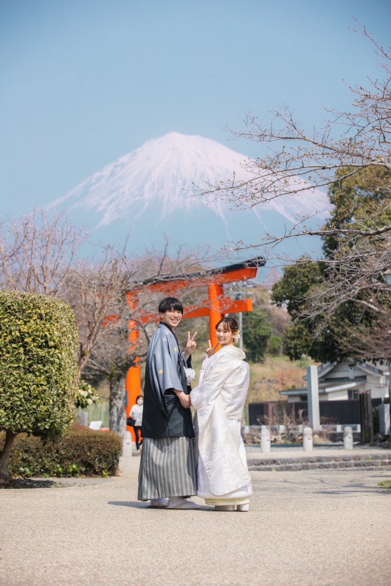 1月から3月までの冬の富士山ロケーションフォト