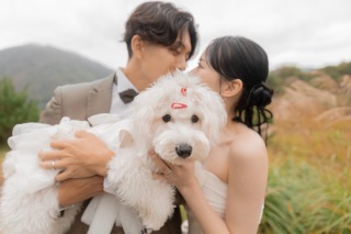 もうすっかり秋！わんちゃんご一緒の和洋撮影