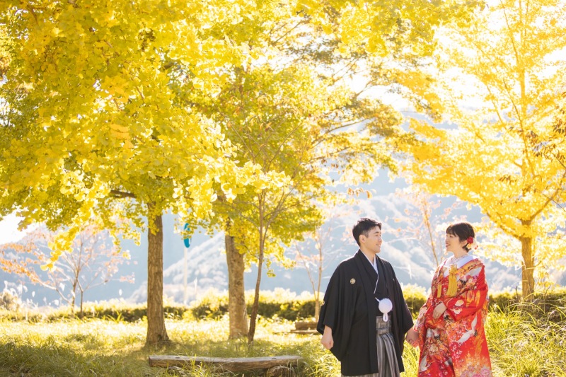 秋の紅葉和装ロケーション　富士山周遊プラン