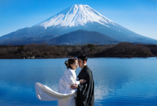 1月〜2月の、美しいゆきの積もった富士山での撮影