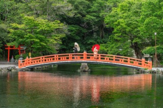富士宮浅間大社での和装結婚撮影