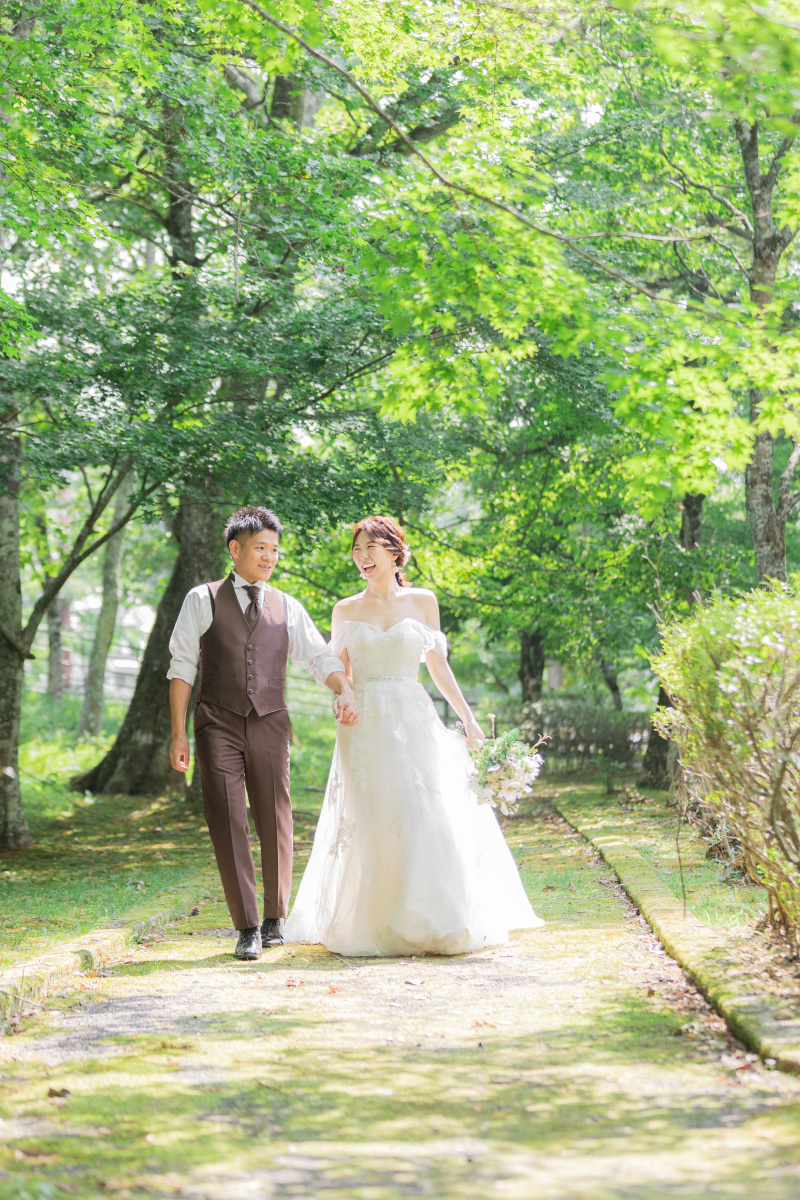 夏の撮影!お花畑や緑で撮影