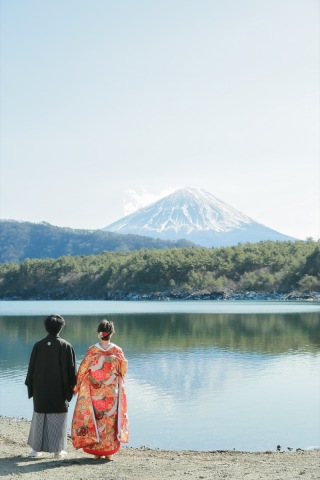 和装＋色打掛＋富士山ロケーション
