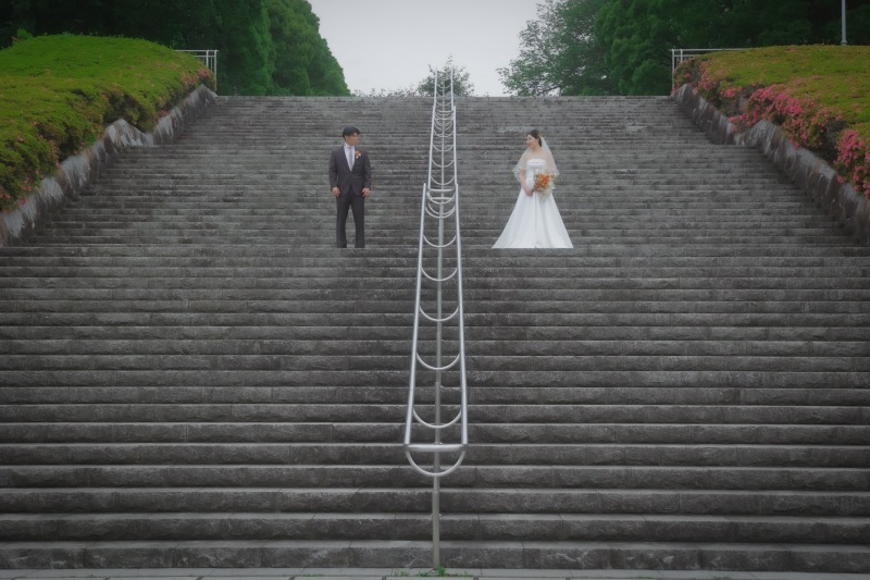 和装＋洋装の富士山ロケーションフォト