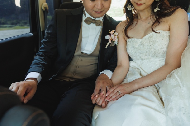 撮れたての富士山ウェディングフォト