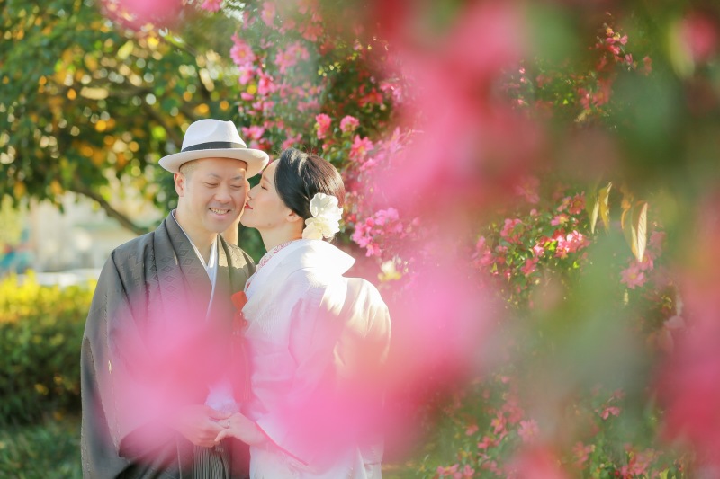 紅葉と神社は12月中撮影が可能なシーズン