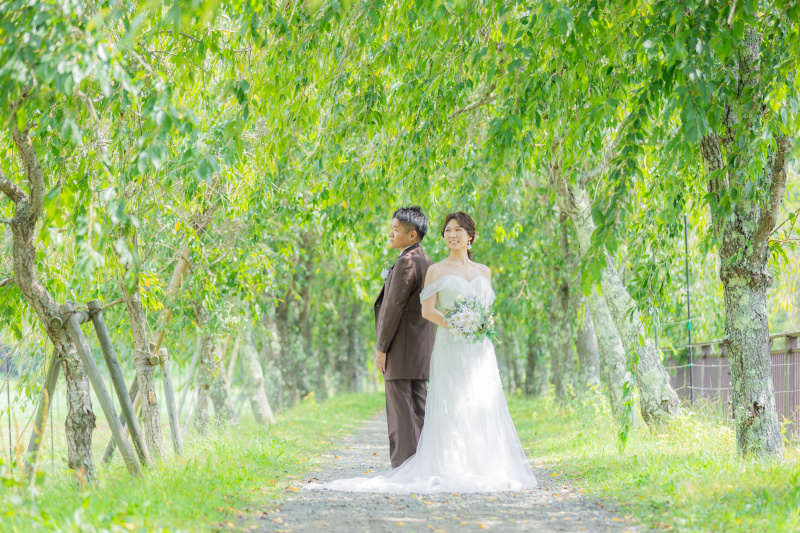 夏の撮影!お花畑や緑で撮影
