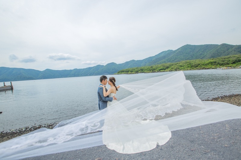 新緑の時期の富士山ロケーション
