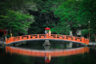和装＋洋装の富士山ロケーションフォト