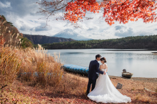 積雪の富士山ロケーションフォト