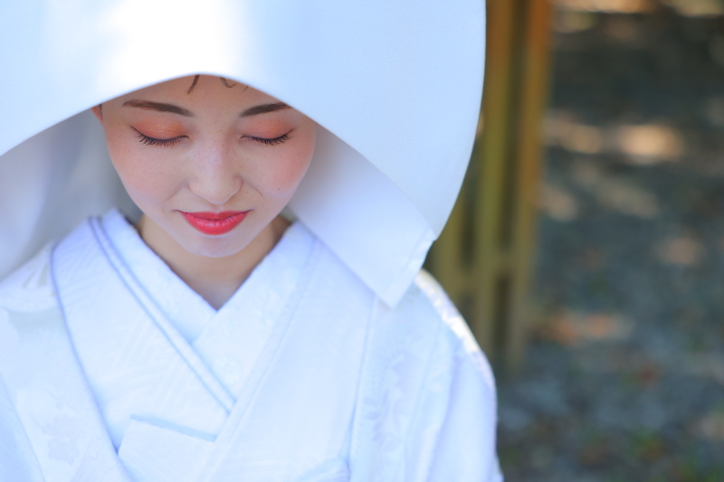 白無垢に合う綿帽子のご紹介✿