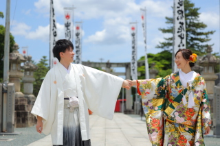 手をつないで✩゜