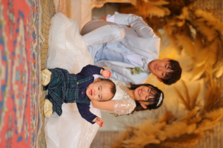 大切な家族と残すウェディングフォト