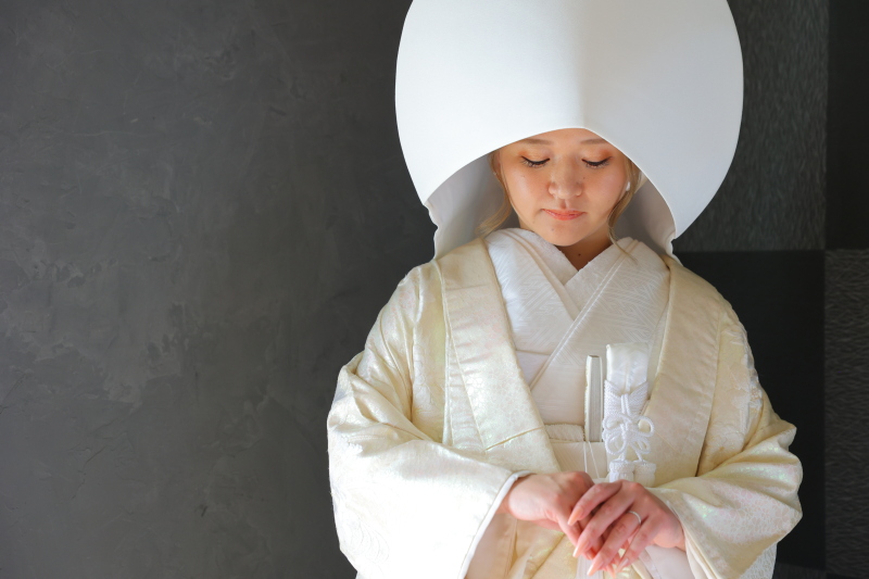 白無垢に合う綿帽子のご紹介✿