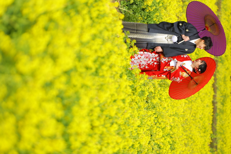 四季で変化する公園でロケーション撮影☘