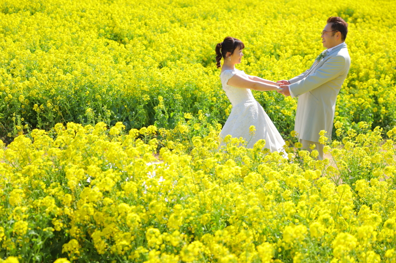四季で変化する公園でロケーション撮影☘