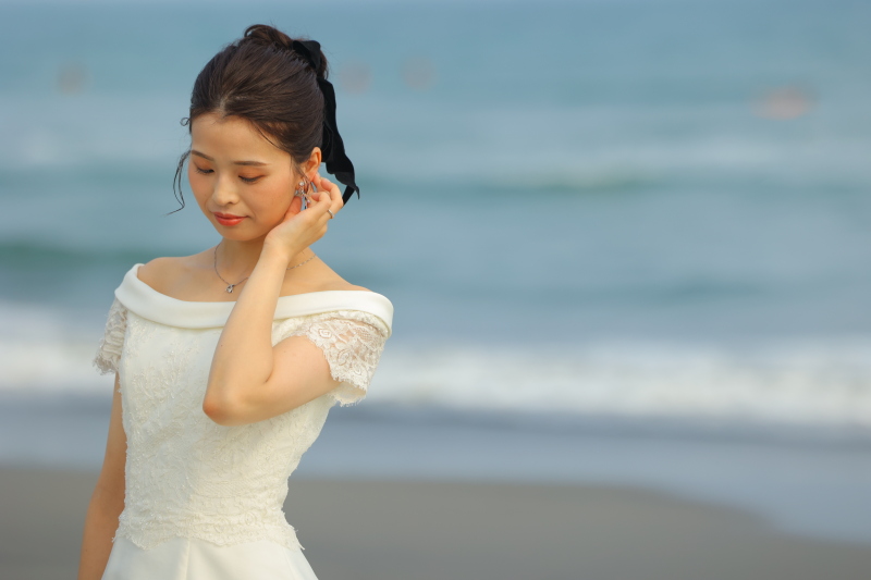 花嫁洋装ヘア飾り【リボン編】