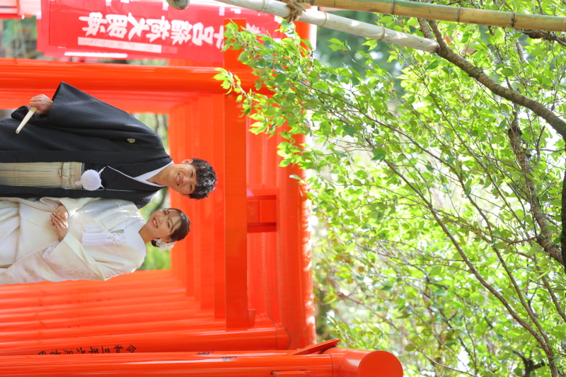 牟呂八幡宮でロケーション撮影