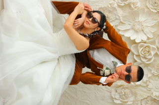 持ち込み小物を使ったブライダルフォト☆