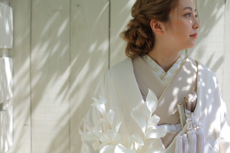 和装でのヘアスタイル