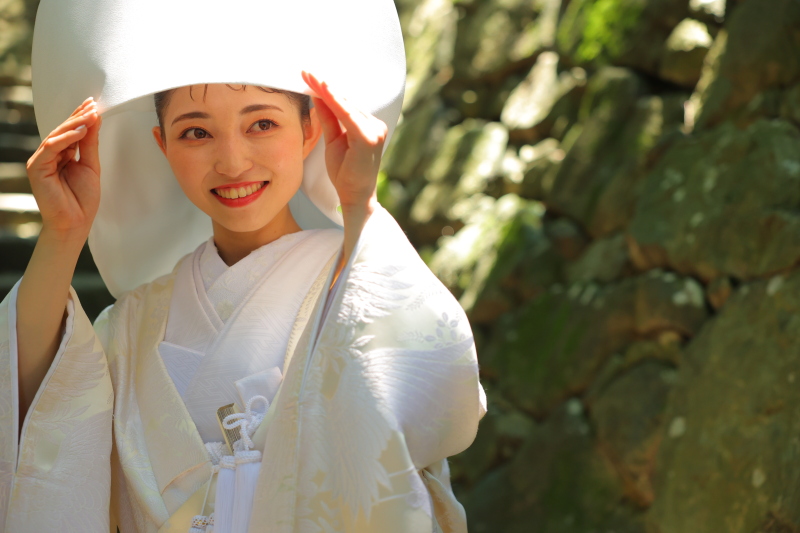 白無垢に合う綿帽子のご紹介✿