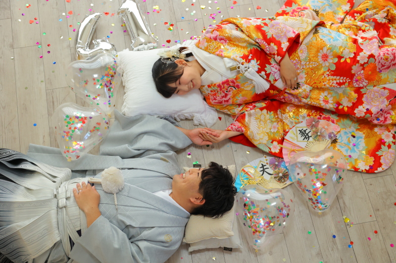 持ち込み小物でオリジナリティーのあるお写真を❁
