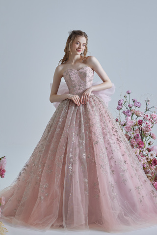 この新作カラードレスが可愛すぎます♡