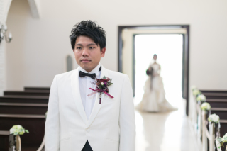 本物のチャペルでファーストミート!