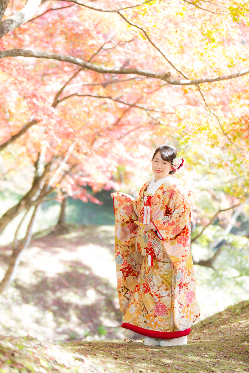 紅葉ロケ♡