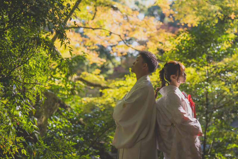 【秋の前撮り】紅葉ロケーションフォト受付中!!