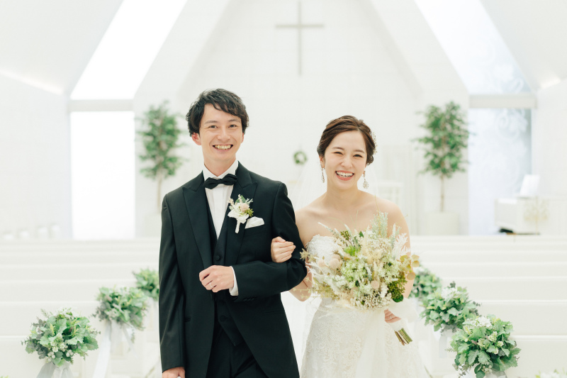 チャペルで挙式風なお写真を!