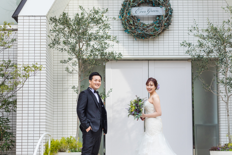 チャペルで挙式風なお写真を!