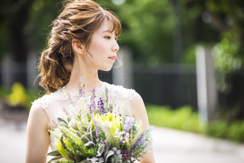 新婦様の美しいソロショットのご紹介♡