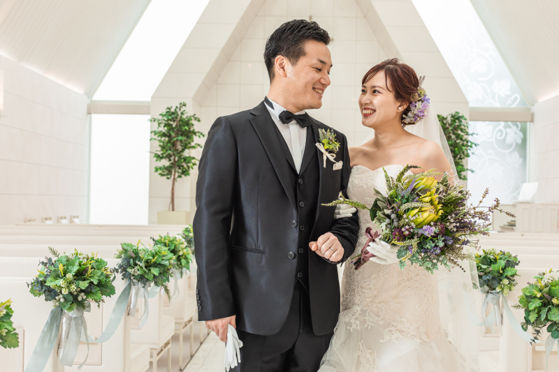 チャペルで挙式風なお写真を!