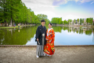 梅雨の合間にグリーンを独り占め