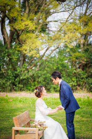 新緑の中でナチュラルなフォトウエディングを！