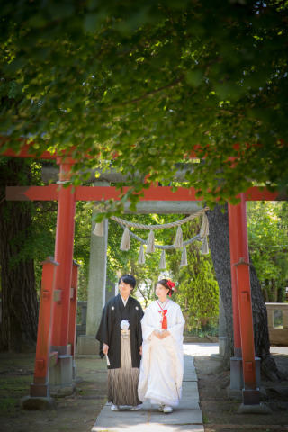 白無垢と色打掛♪凛々しく美しい和装2着ウエディング