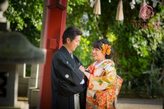 秋のブライダルシーズン和装前撮り♪｜竹内写真館アンジュール四季彩の庭