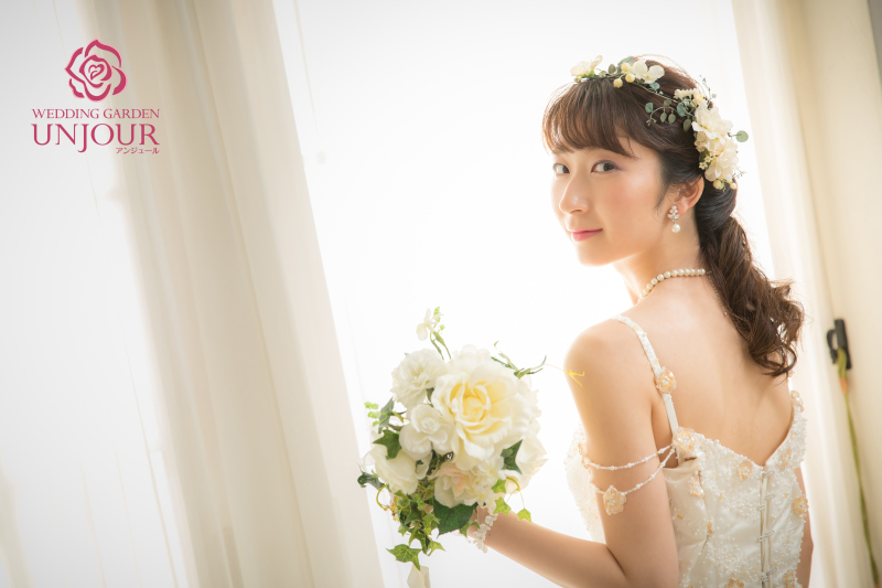 和洋で挙式前撮り☆データプラン|埼玉のアンジュール四季彩の庭