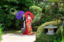 日本庭園で華やかに！和装ブライダル撮影♪